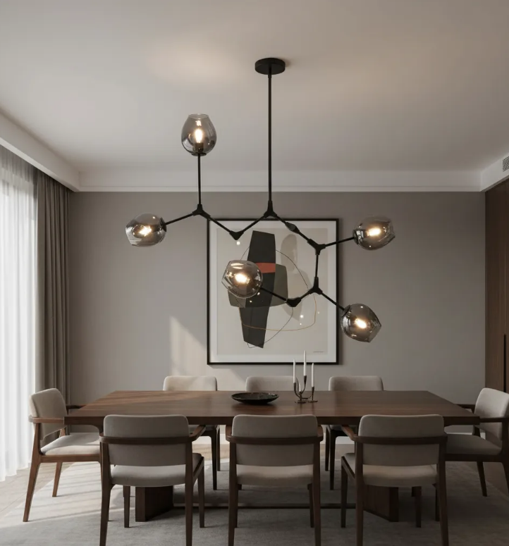 Pendente Organico Preto